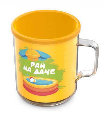 Термокружка п/эт. 0,4л "Дача"