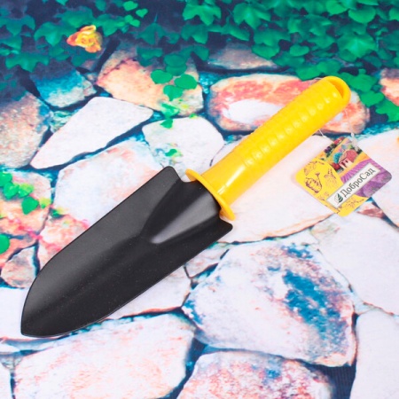 Совок посадочный узкий, пластик.ручка